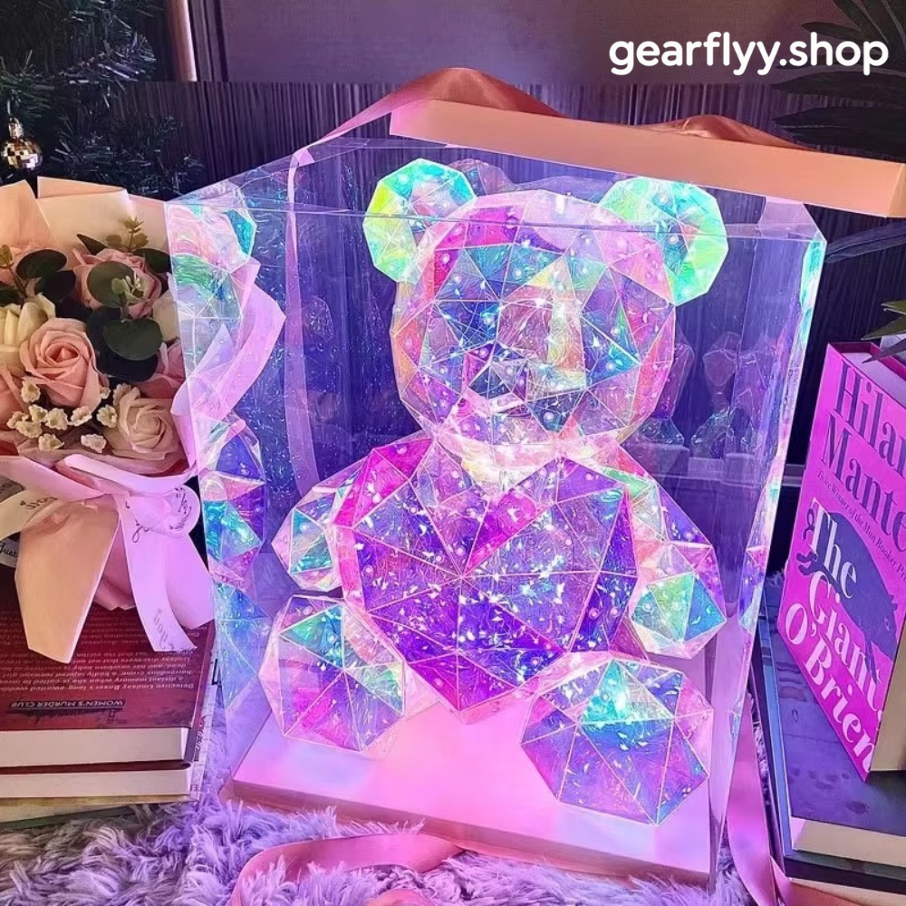 Romantic Teddy Bear Night Light