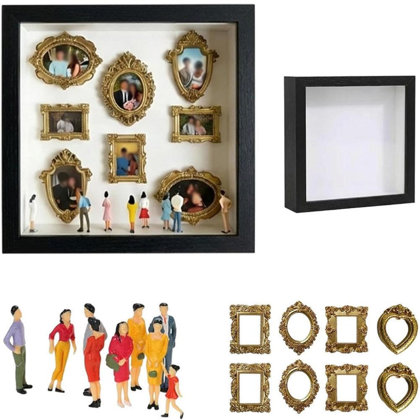DIY Mini Museum Silhouette Box – Custom Memory Display Frame