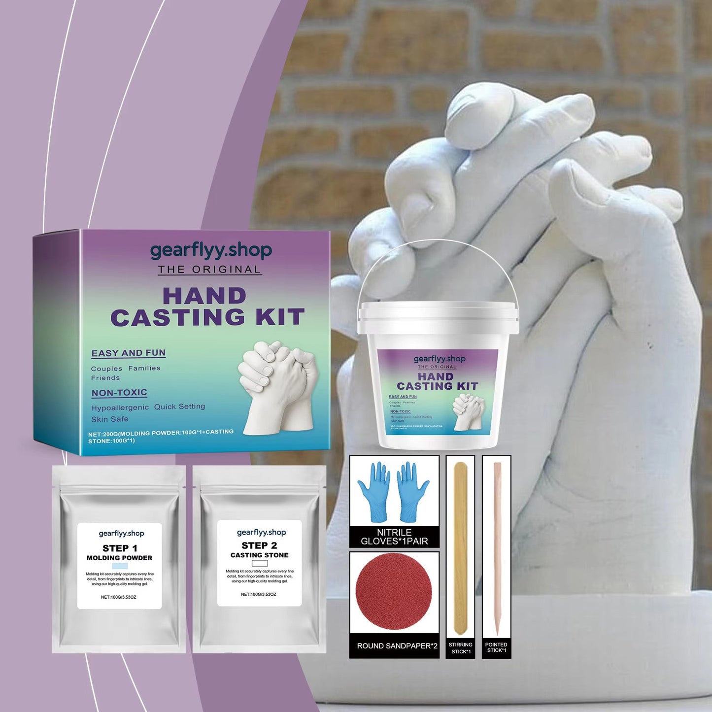 DIY Hand Casting Mold Kit