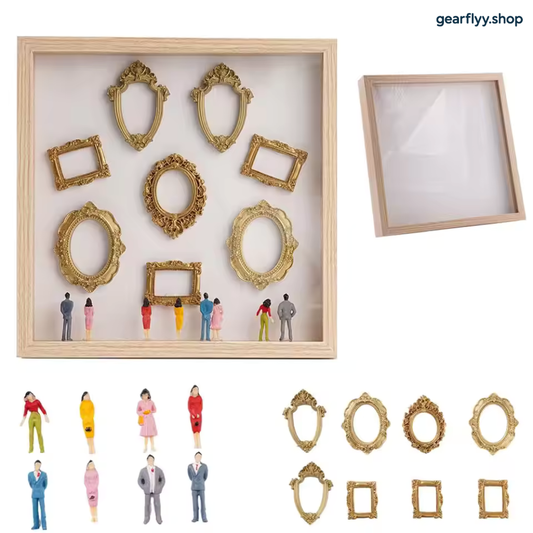 DIY Mini Museum Silhouette Box – Custom Memory Display Frame